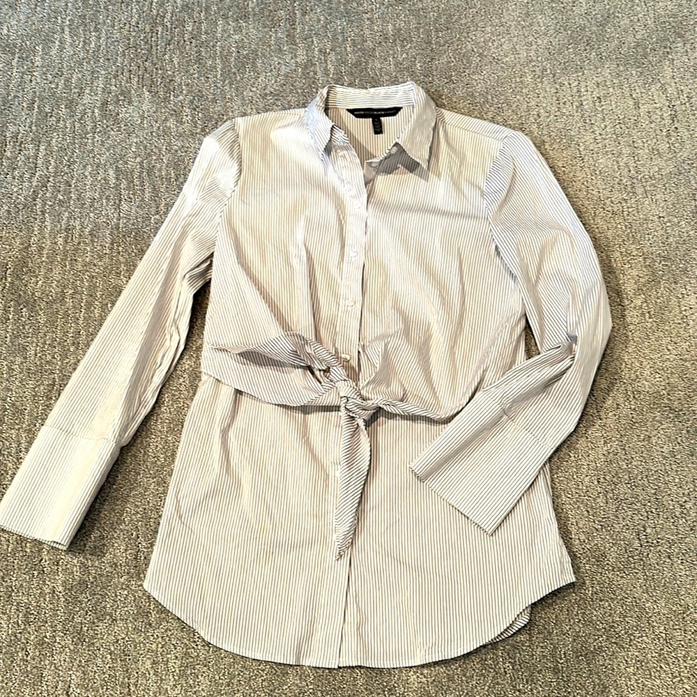 Pinstripe Blouse